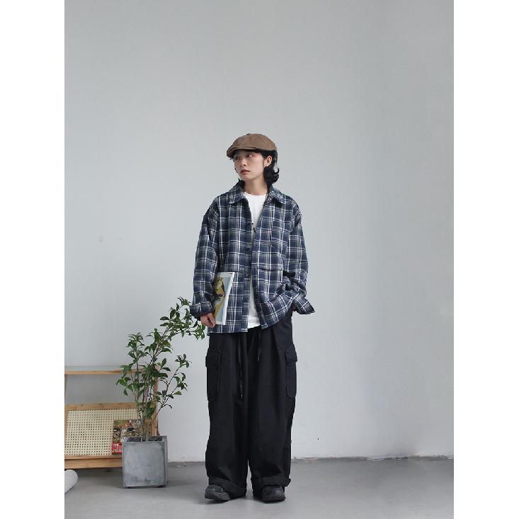 2024 Spring and Autumn Pu Handsome Coat Men's Ins High Street Fashion Brand Hong Kong Style Japanese Harajuku Style Korean Style Trendy Loose Jacket