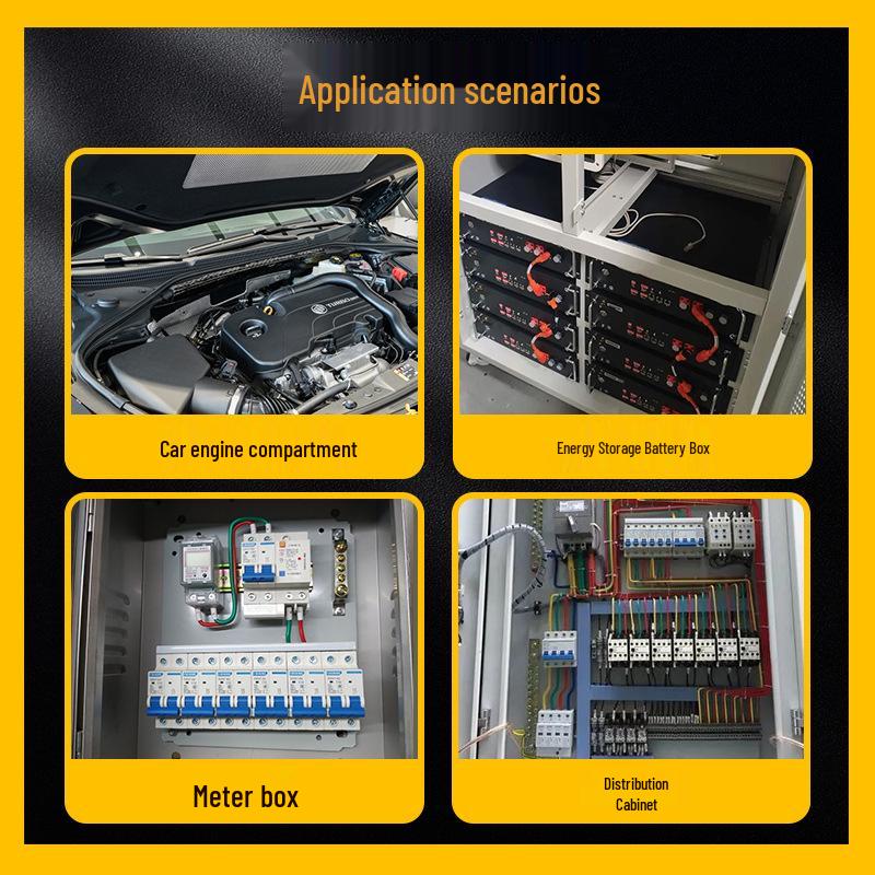 Automatic Fire Extinguishing Sticker for Distribution Boxes, Switchgear, and Lithium Battery Cabinets