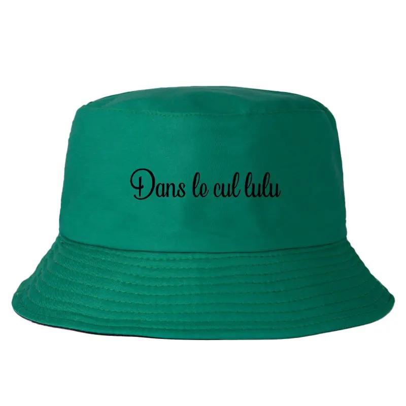 Dans Le Cul Lulu Wendbarer Eimerhut Lustiger Französischer Slang Aufdruck Sommer Wendbarer Fischerhut Edgy Streetwear Kappe Damen Herren
