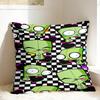 Pillow Case I-Invader Zim Anime Graphic Pillow Cover For Sofa Home Decor Cute Funny Pillowcases