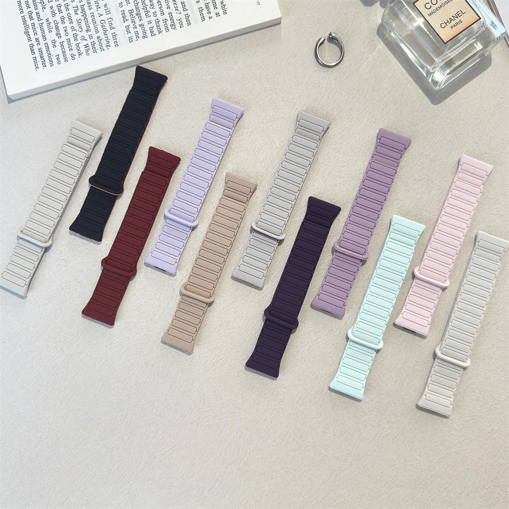 Magnetic Silicone Watch Band, Replacement Wristband for Huawei Watch Fit 5 Pro Fit 4 Pro Fit 5 Fit 4 Fit 3