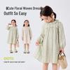 Dudu Family 100% Cotton Floral Girls' Dress