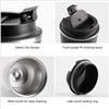 380ML Car Coffee Mug Stainless Steel Travel Thermo Cup For VW GTI Golf Polo Tiguan Passat B6 MK6 Touareg Jetta CC T-ROC Hub Cap