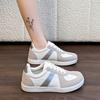 TUINANLE Girls Casual Chunky White Platform Sneakers Women Wide Toe Flat Sports Walking Shoes