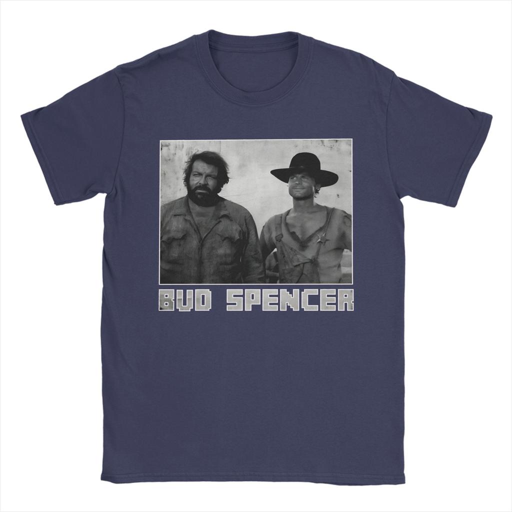 Vintage Bud Spencer T Shirt Summer Fashion TShirts Unisex Pure Cotton Round Neck Plus Size 5XL Top Tees ShortSleeved Vintage Tops
