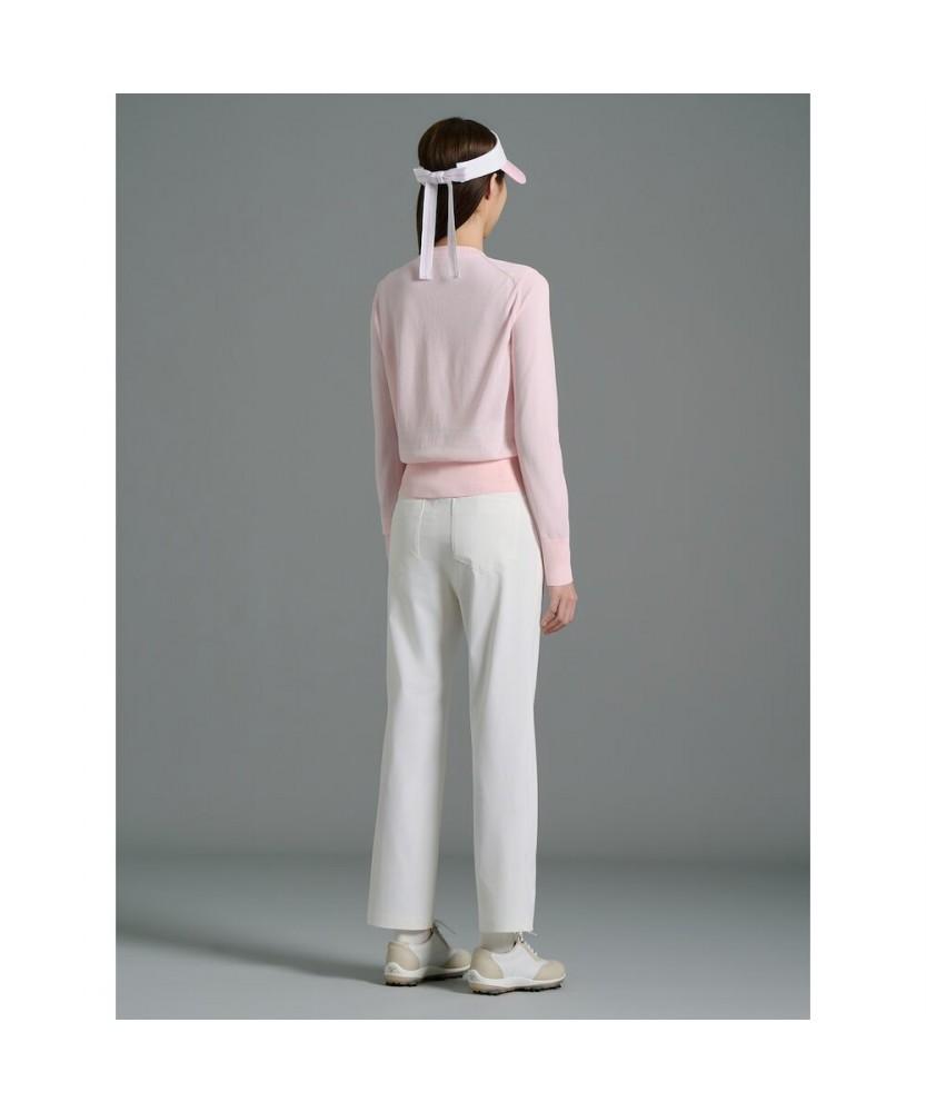 Beanpole Golf Women'S Sheer Full-Zip Cardigan - Light Pink