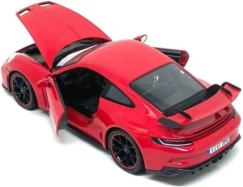 Maisto Porsche 911 GTS Red Scale Special Edition Diecast Car with Opening Doors and Hood 1/18