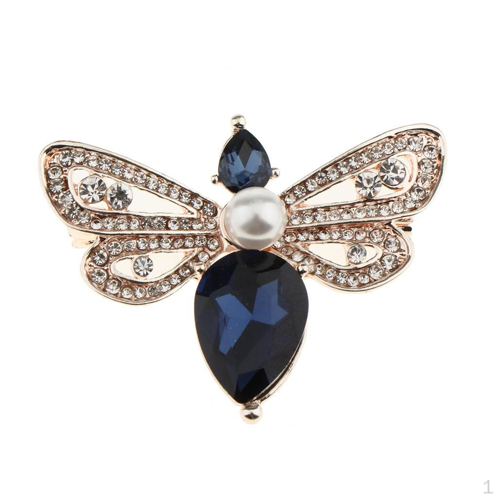 

Bee Brooch Pin Metal Banquet Scarf Pins синий
