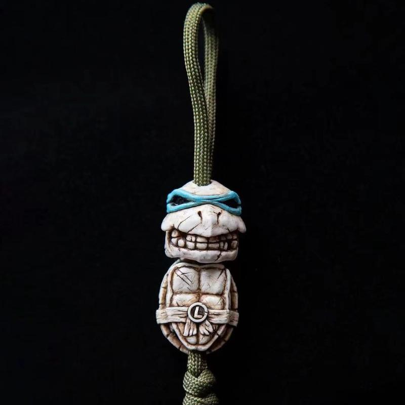 

Teenage Mutant Ninja Turtles TMNT Creative Braid Rope Keychain Cartoon Carabiner Key Ring Backpack Pendant Hanging Cord Jewelry
