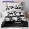 Big Bang Forever Custom Name Pattern Bedding Quilt Set Quilt Cover Pillowcase Home Birthday Gift(1 * duvet cover + 2 * pillowcase, without core)