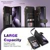 Wallet Multi-card Slot Zipper Kickstand Magnetic Flip Leather Case For iPhone 17 Pro Max Air 16e 15Plus 14 13 12 11 XR 8 7 Cover