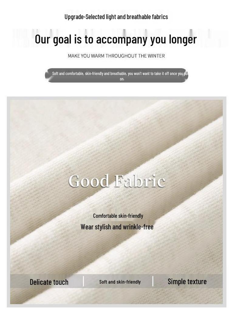 High-Waisted Wide-Leg Soft Puff Puff Glutinous Pants for Women, Spring and Autumn Casual Style