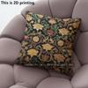 Vintage Lotus Floral Throw Pillow Covers Pattern Cushion Cover Suitable for Sofa Bedroom Car Pillow Cover
