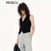 MO&Co. Women's Cropped Wool Knit Vest