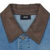 MLB New York Yankees Pocket Point Collar Single-Breasted Loose Long Sleeve Denim Jacket Unisex Jacket 3ADKV0261-50INS