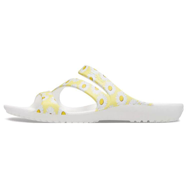 

Crocs Kadee Fashion Casual Sandals Women Sandals White Yellow 206894-1EX 34-35