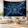 Arazzo da Parete Manchester City, Tessuto Morbido da Appendere, Sfondo Decorativo per Camera da Letto, Arte da Parete per la Casa