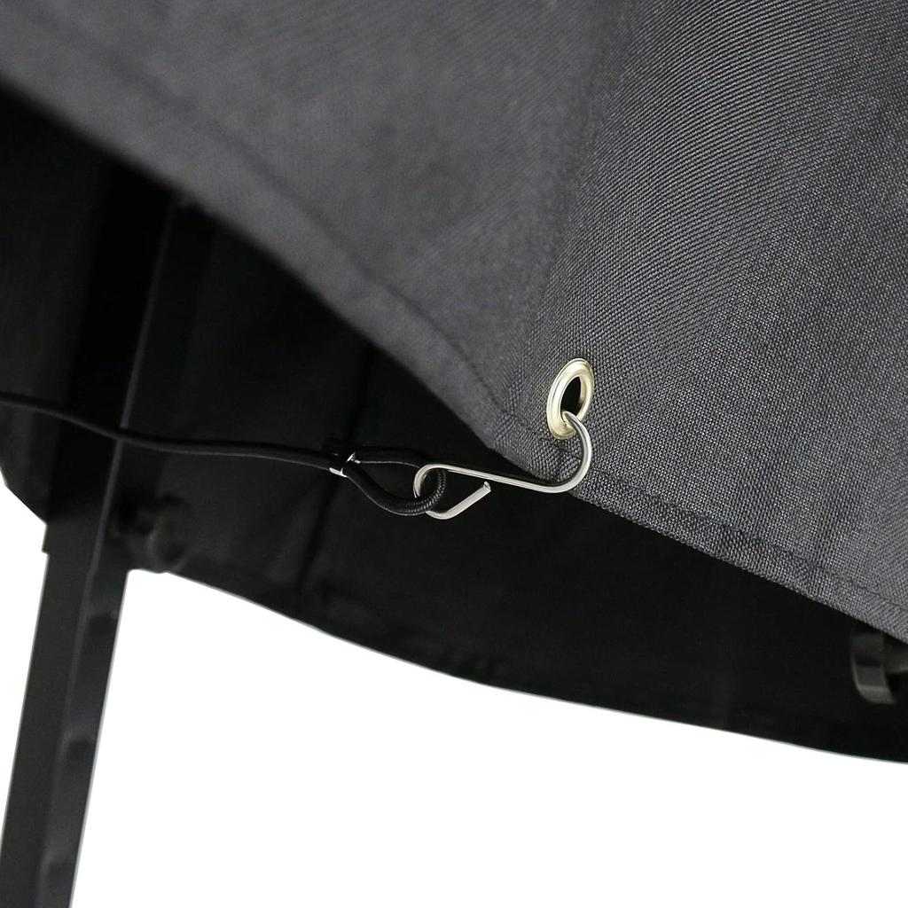 Patio Grill Cover for Camp Chef 3 Burner Stoves, Heavy-Duty Waterproof Grill Cover for PRO90, TB90LW, TB90LWG, TB90LWG15, DB90D, SPG90B, Hooks for