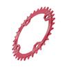 FMFXTR Bike Narrow Wide Chainring Bicycle 104 BCD 34T Round Single Chainring for Mountain Bicycle Road BikeRed