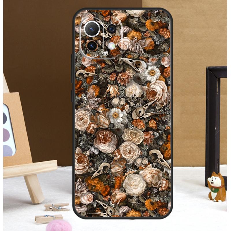 Raven Crow Skull pattern Case For POCO X6 Pro M6 X3 X4 X5 F3 F5 M5s Xiaomi 13 14 Ultra 12 Lite 11T 12T 13T Pro Cover