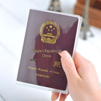Waterproof Transparent Passport Holder & Protector Travel Wallet Sleeve