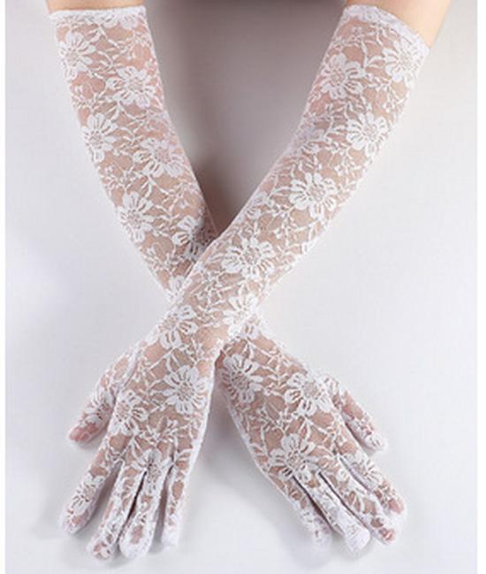 Flirty Lace Gloves: Women's Sexy Mesh Accessories