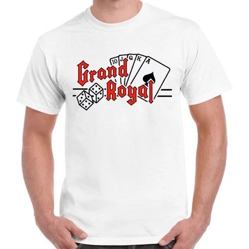 Grand Royal 90er Jahre Plattenfirma Logo Retro T-Shirt 178 XS
