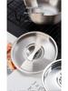 304 Stainless Steel Steamed Egg Bowl with Lid for Babies - Steamer, Stew Pot, and Soup Use
