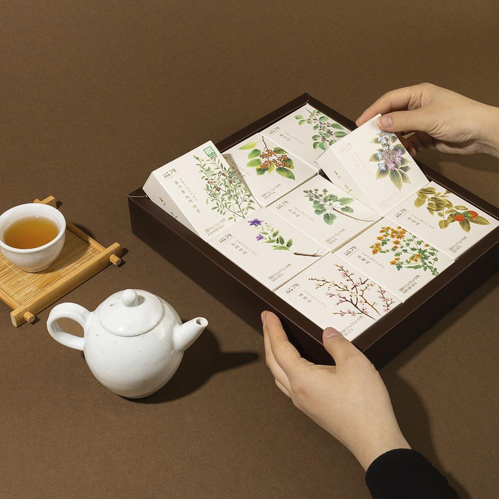 Ssanggyemyeongcha Classic Tea Box + Shopping Bag Gift