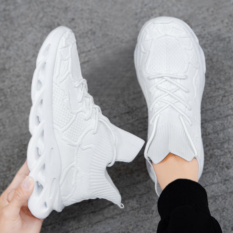 Fashion Men Sneakers 2024 Platform Casual Shoes Lace-Up Breathable Light Male Running Walking Sport Shoe Tenis Gym Athletic Jogging