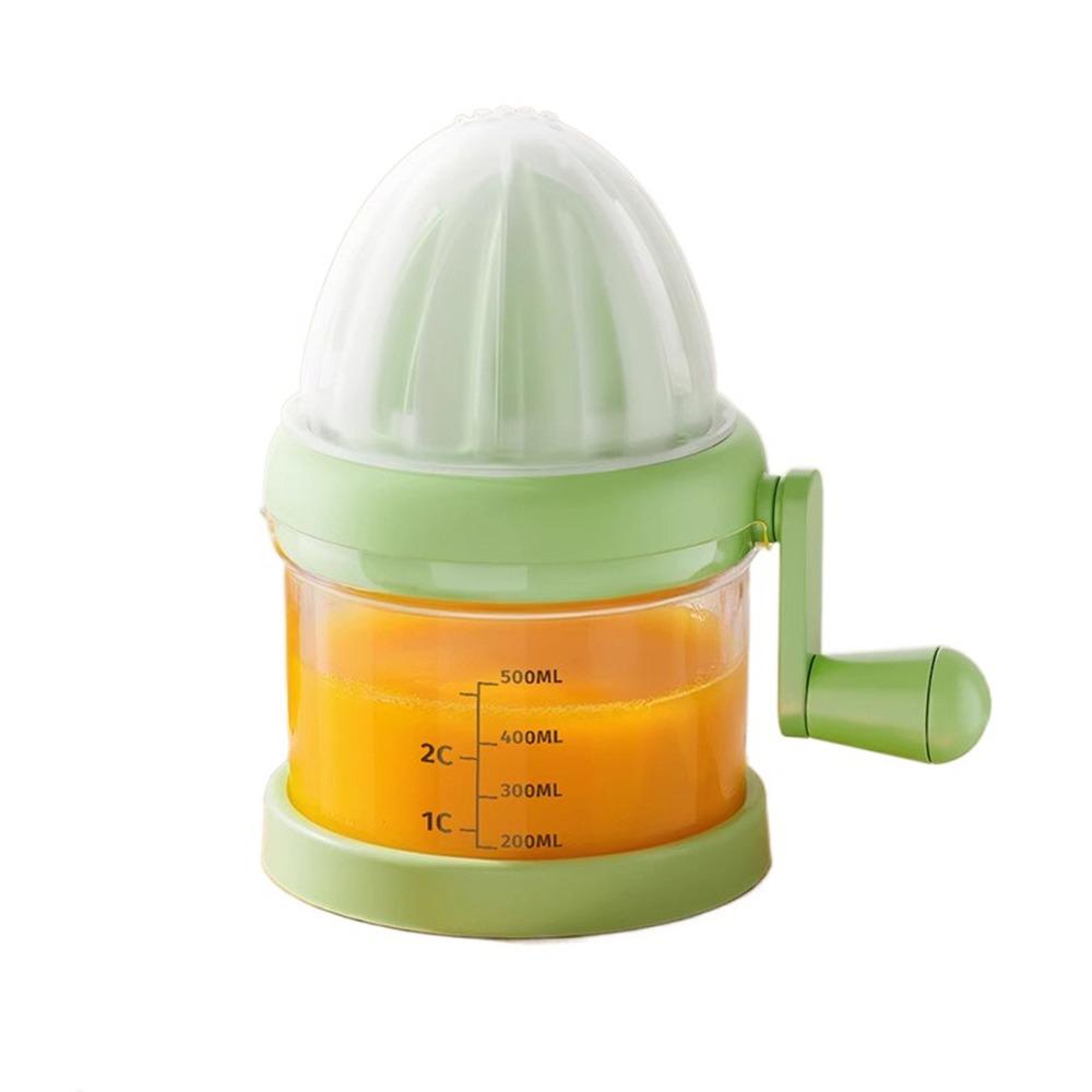 Transparent Hand Press Squeezer Scale Measure Fruit Residue Separator Manual Fruit Juicer  Home Use