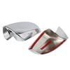 2pcs Electroplate Side Rearview Mirror Half Cover Trim Fits for Equinox Terrain 10 14