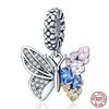Brand New Copper Metal Trendy Fashion Heart Butterfly Cat Claw Charm Bead Components Bead Components Ideal Designed For 3mm Bracelet High Quality