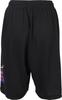 Converse CB442857 Basketball Junior Practice Pants Black X White Shorts, (with Pockets), Sweat-Absorbent, Quick-Drying, Kids,