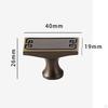 Antique Copper Cabinet Pulls and Handles Decorative Furniture Drawer for