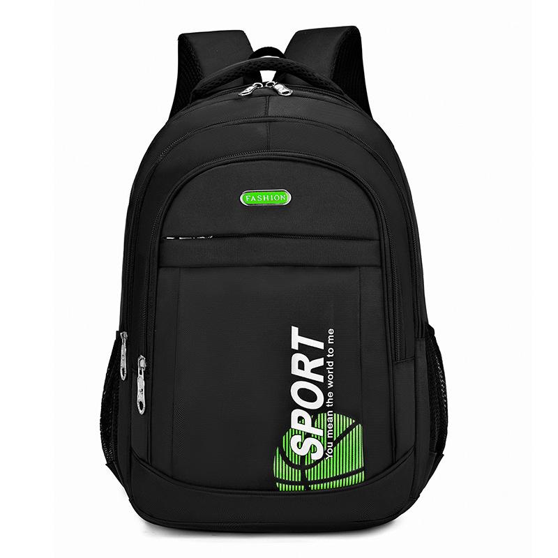 Large capacity backpack men's new fashion backpack high school schoolbag outdoor travel bag commuter computer bag