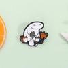 Funny Cartoon Characters Flork Enamel Pins No Me Ofrezcan Pan Simple Figure Brooches Lapel  Badge Jewelry Gifts for Friends