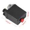 Hochleistungs-240V 16A Vier-Anschluss-Luftkompressor-Druckschalter-Steuerung 90PSI - 120PSI Luftkompressor-Druckschalter-Steuerung