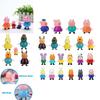 Bunte umweltfreundliche Peppa Pig Familie Freunde Actionfiguren für Kinder 25-teiliges Set