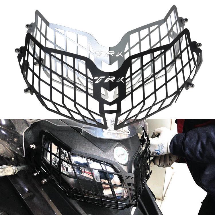 

Защитная сетка на фару для Benelli BJ500/Jinpeng 502/TRK502/502X серебряный