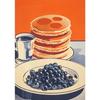 Retro Funny Food Breakfast Eggs Bacon Pancakes Cheese Posters and Prints Canvas Printing Wall Art Picture for Kitchen Home Decor