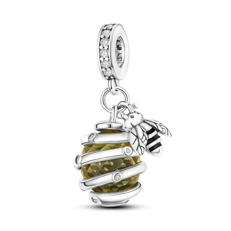 Design Copper Plated Beaded Accessories DIY Cute Animal Bracelet Necklace Pendant Gift