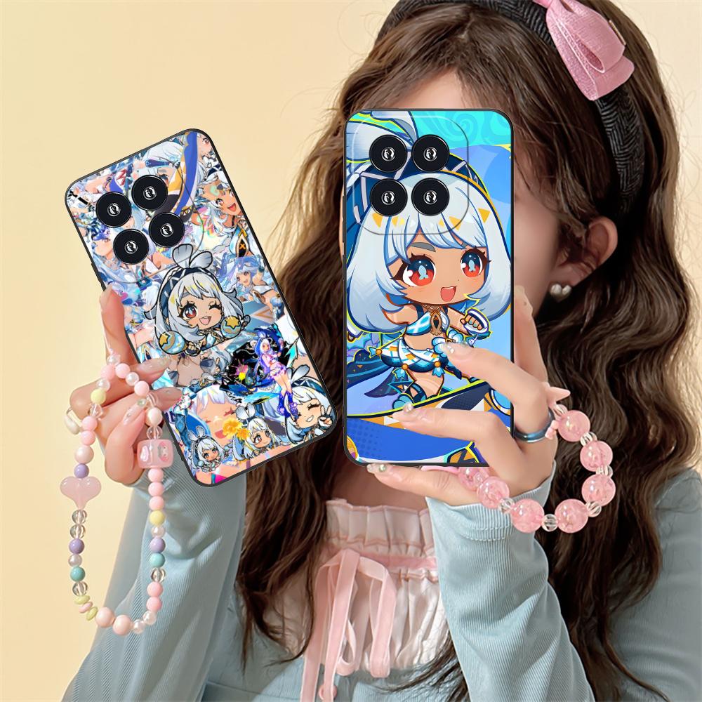 Game GI Mualani Matte TPU Mobile Phone Case for Xiaomi 15 14 13 12 Mi 11 T Ultra Lite Pro S X 5G Colorful Printing Cover