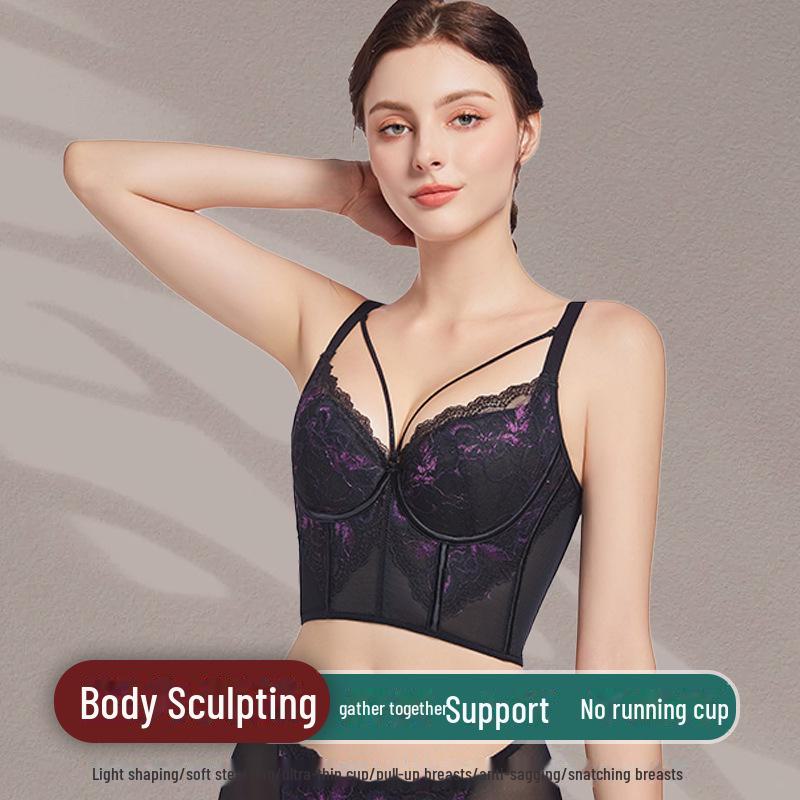 "Adjustable Push-Up Bra: Sexy Deep V, Breast Enhancing & Anti-Sagging"