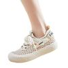 2025 Trendige Damen-Sneaker aus atmungsaktivem Mesh: Sommerlich lässiger koreanischer Stil, vielseitig und leicht mit weicher Sohle und Hohlmuster.
