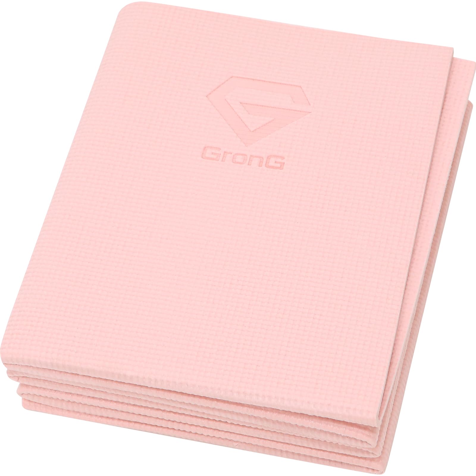 

Grong Folding Yoga 173cm x Pink Mat, 4mm, 61cm, Compact, розовый