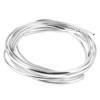 4m DIY Shape Silver Air Vent Grille Switch Rim Trim Outlet Decoration Strip Interior Decor Sticker