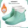 Women's Versatile Waterproof Rubber Rain Boots - Non-slip, Soft Sole, Casual Outdoor Short Boots for Camping