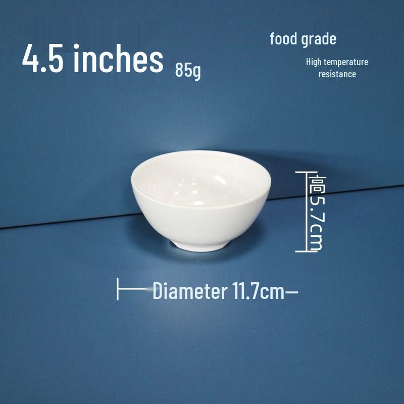 

White Plastic Multipurpose Bowls with Spoons & Forks, 10-Pack