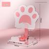 Foldable Cat Paw Phone & Tablet Stand: Rotating Holder for Desk, Office, and Live Broadcasts